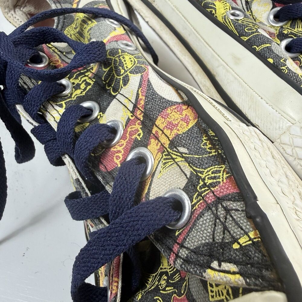 Converse All Star Chuck Taylor Graffiti Music Theme Low Top Canvas Women's 9 - Picture 6 of 13